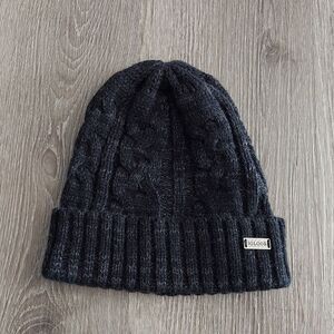 Igloos Cuffed Black Knit Beanie